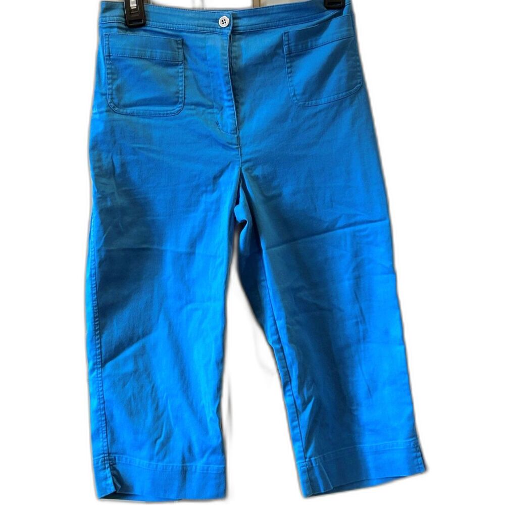 Chico's Royal Blue Capri Pants - Size Small - Picture 2 of 4